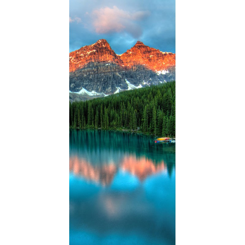 Türtapete Nr. 3289 - Sonnenaufgang am Moraine Lake, Kanada