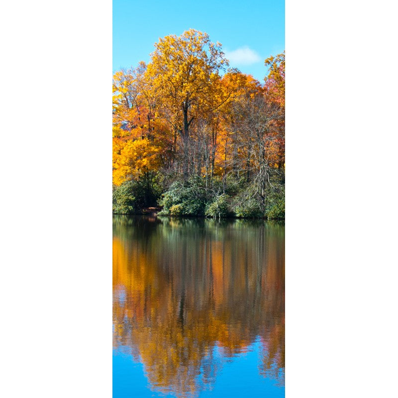 Türtapete Nr. 3292 - Indian Summer am Blue Ridge Lake, North Carolina