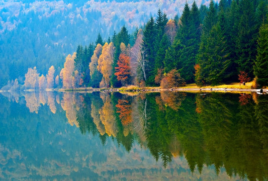 Fototapete Nr. 3544 - Bergsee im Herbst