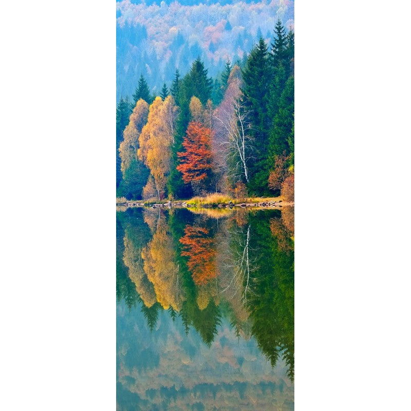 Türtapete Nr. 3544 - Bergsee im Herbst