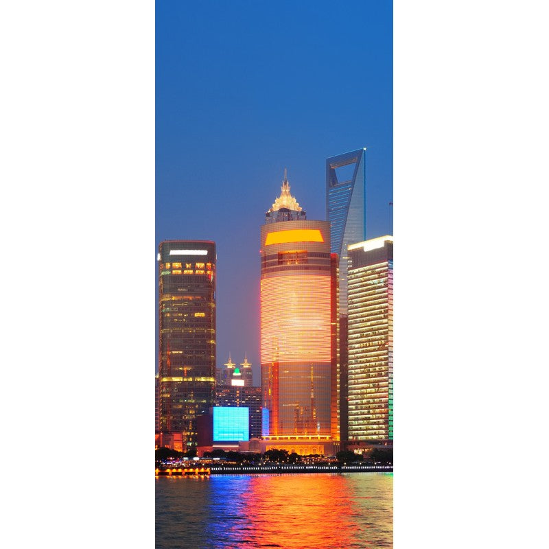 Türtapete Nr. 3564b - Shanghai Skyline