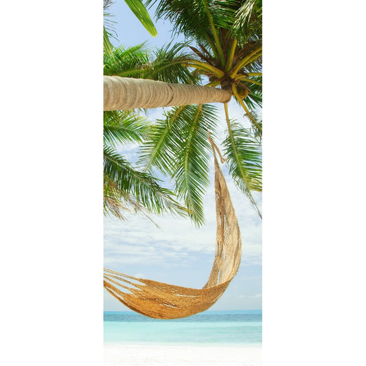 Türtapete Nr. 3591 - Coconut hammock