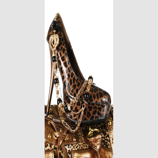 Türtapete Nr. 3632 - Leopard High Heels