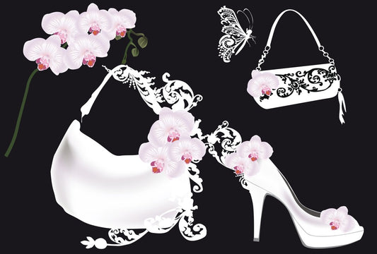 Fototapete Nr. 3634 - High Heels & Orchids