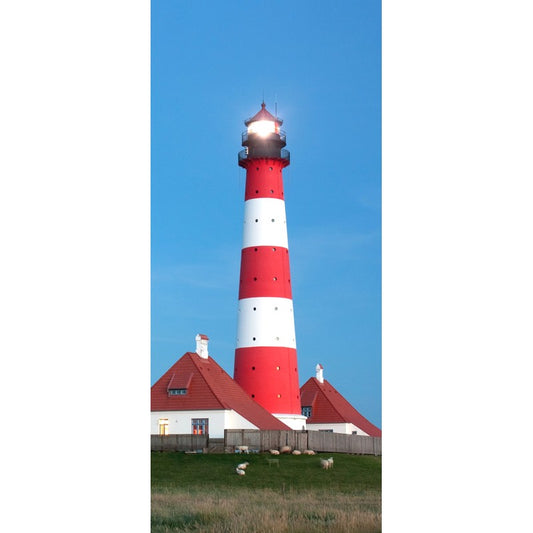 Türtapete Nr. 3648 - Leuchtturm Westerhever