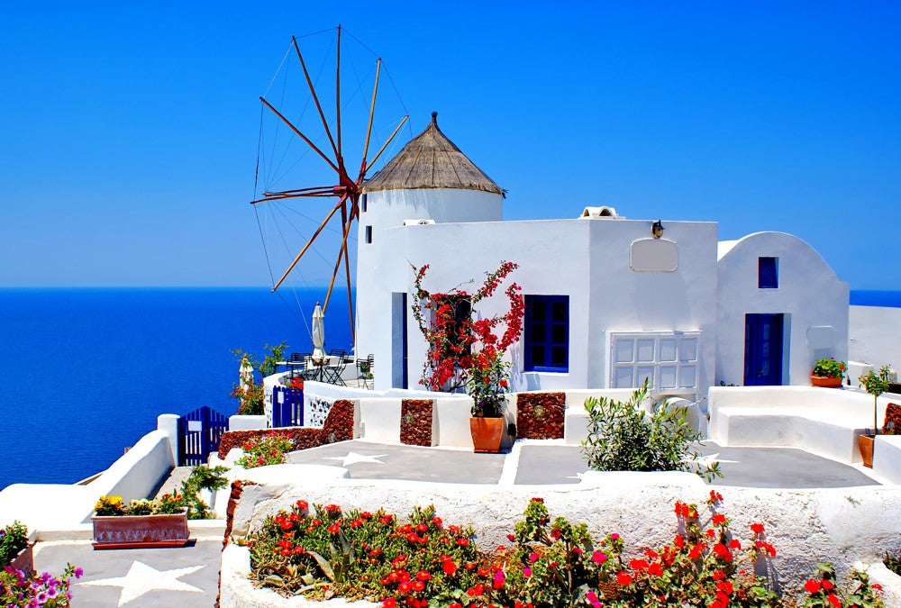 Fototapete Nr. 3687 - Santorini windmill