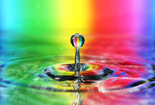 Fototapete Nr. 3698 - Rainbow drop