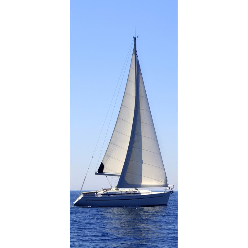 Türtapete Nr. 3703 - Blue water sailing