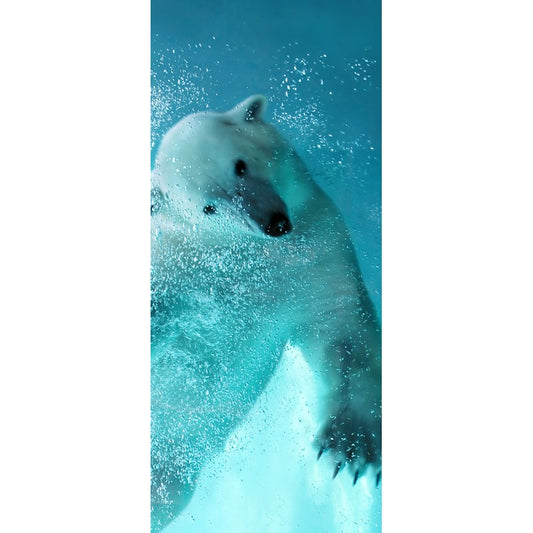 Türtapete Nr. 3894 - Icebear under water