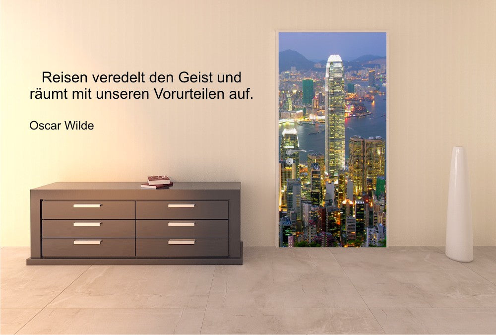 Türtapete Nr. 4012 - Hongkong View