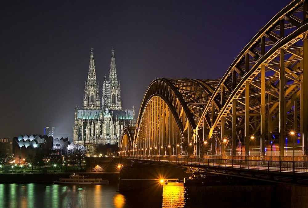 Fototapete Nr. 4493 - Köln bei Nacht