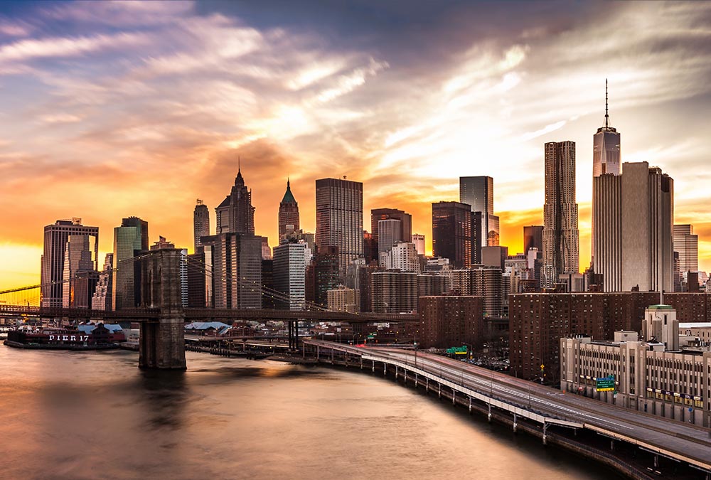 Fototapete Nr. 3104 - Manhattan Sunset