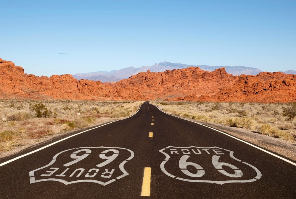 Fototapete Nr. 3184 - Route 66 - Mojave desert, Nevada